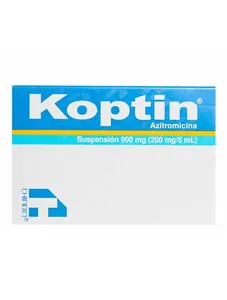 Koptin Azitromicina 200mg Suspensión 5ml