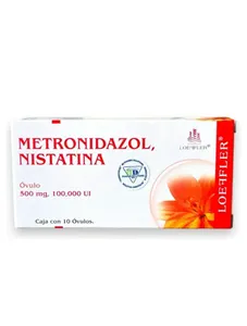 Loeffler Metronidaol/Nistanina 10 Óvulos
